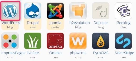 Wordpress blog application on live server